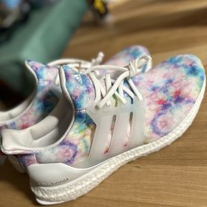 Brand new adidas ultra boost 4.0 DNA  tie dye colored.
